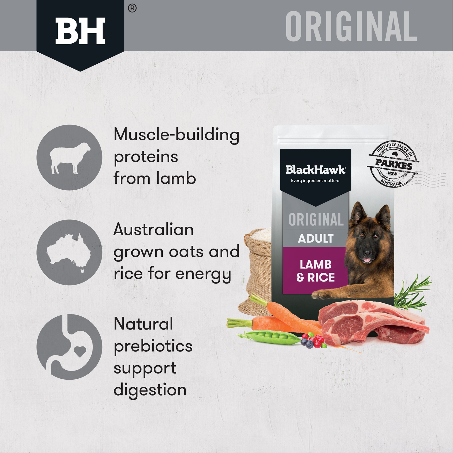 Black Hawk Adult Lamb & Rice