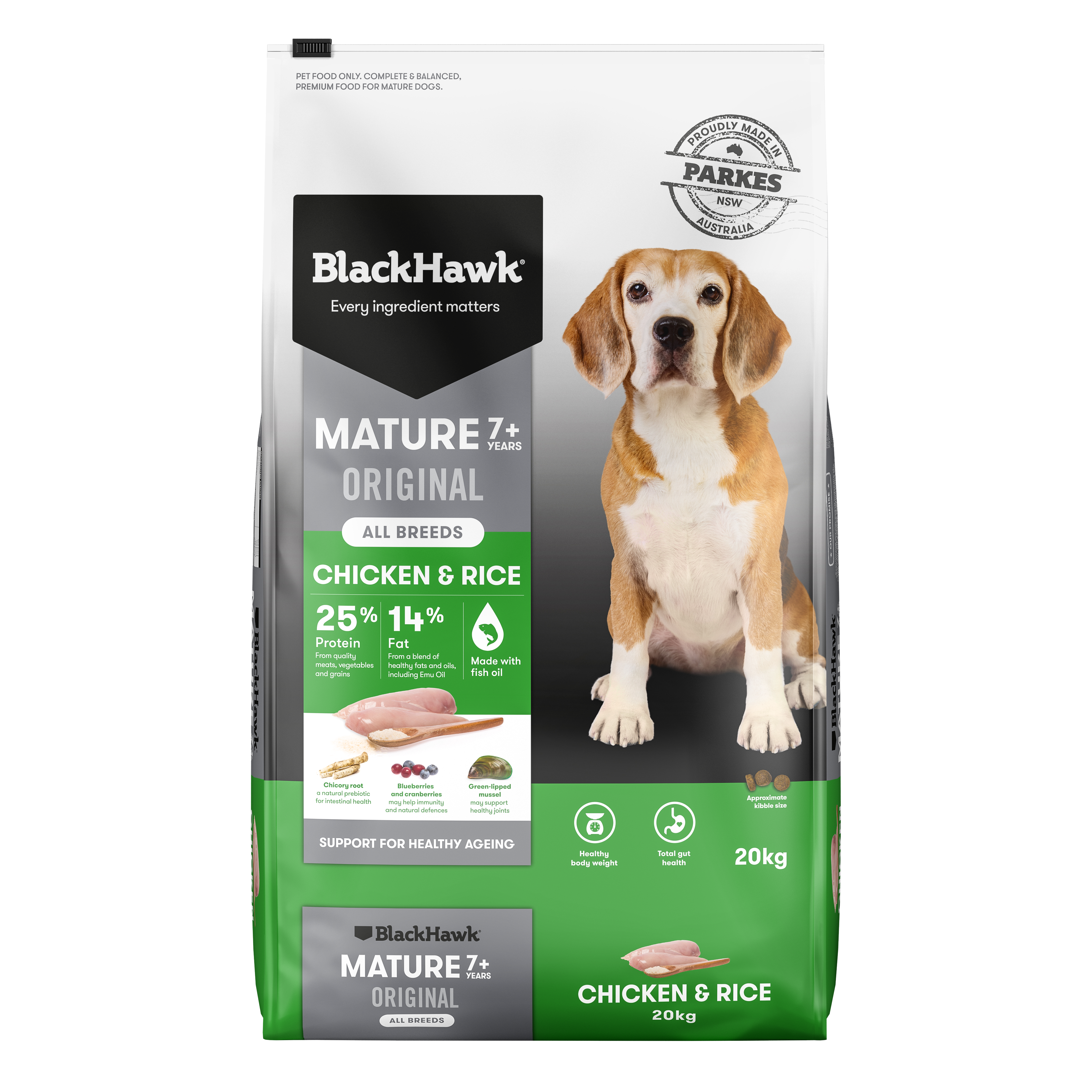 Black Hawk Mature Chicken & Rice