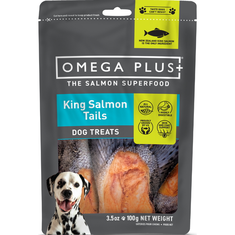 Omega Plus King Salmon Tails Dog Treats