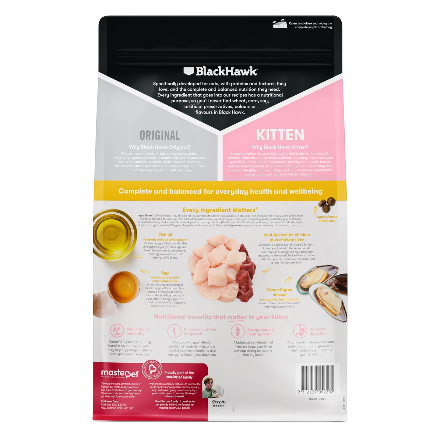 Black Hawk Original Kitten Chicken - Doubtless Bay Pet Resort