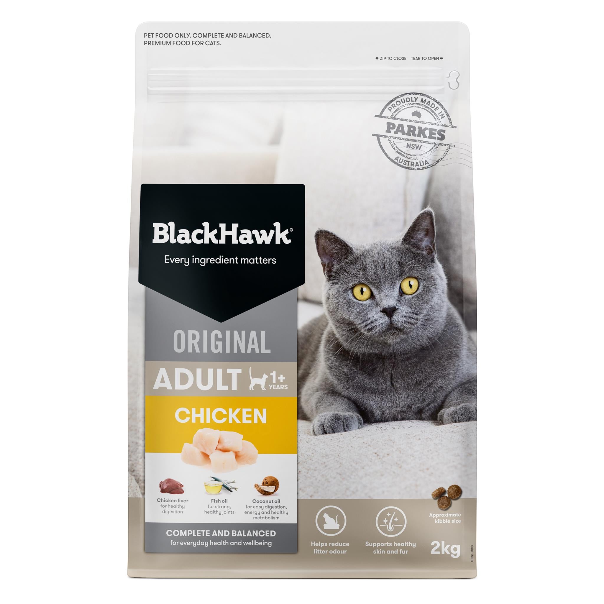 Black Hawk Original Cat Chicken - Doubtless Bay Pet Resort