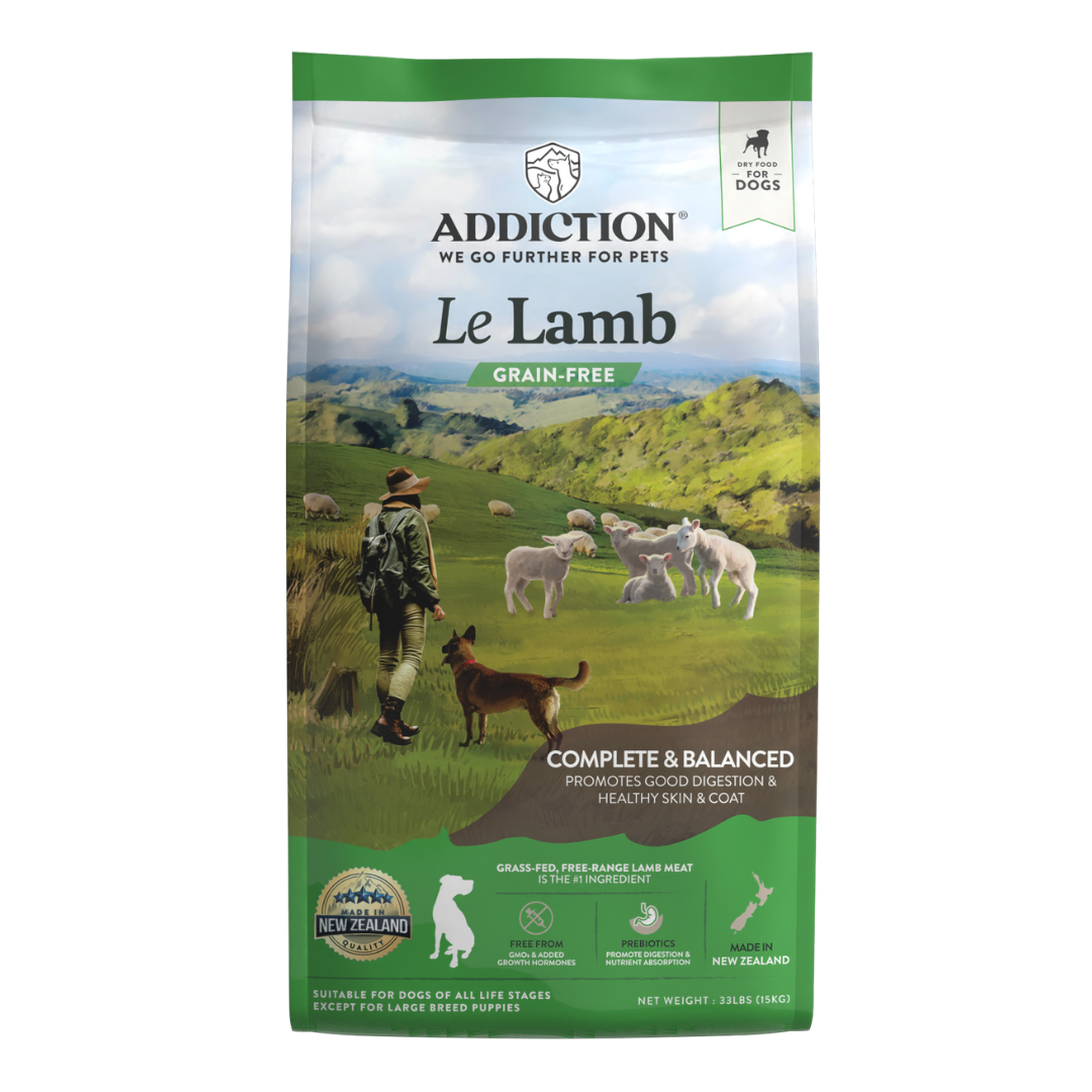 Addiction Le Lamb, Complete & Balanced, Digestive Health Dry Dog Food