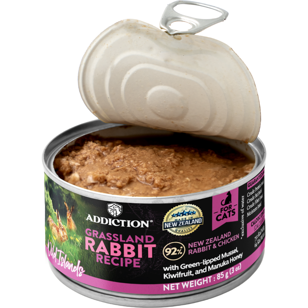 Addiction Wild Islands Grassland Rabbit Grain-Free Canned Cat Food 85g