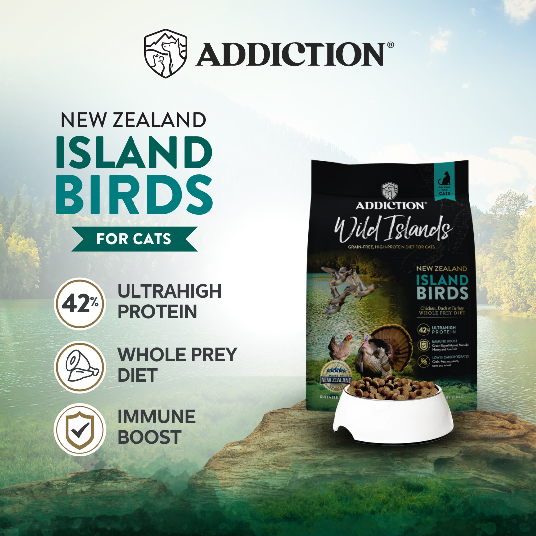 Addiction Wild Islands Island Birds Chicken, Duck & Turkey High Protein Dry Cat Food