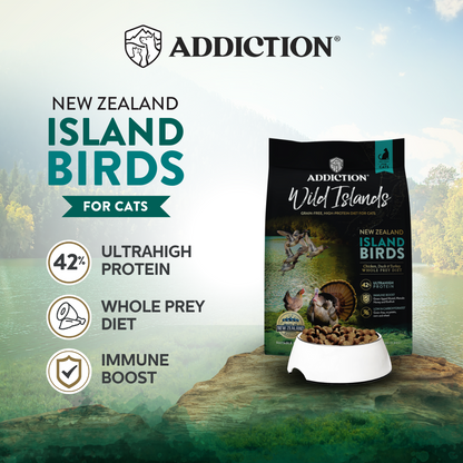 Addiction Wild Islands Island Birds Chicken, Duck & Turkey High Protein Dry Cat Food