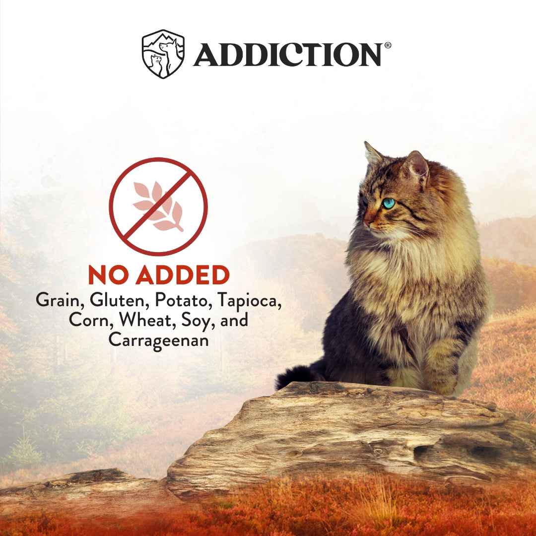 Addiction Wild Islands Forest Meat Venison & Beef Grain-Free Canned Cat Food 185g