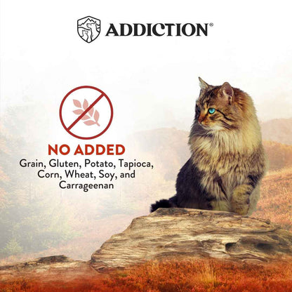 Addiction Wild Islands Forest Meat Venison & Beef Grain-Free Canned Cat Food 185g