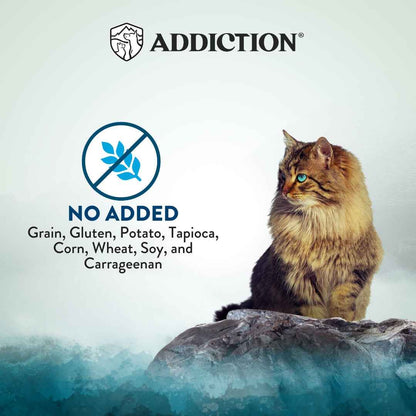 Addiction Wild Islands Pacific Catch Ocean Fish & Salmon Grain-Free Canned Cat Food 185g