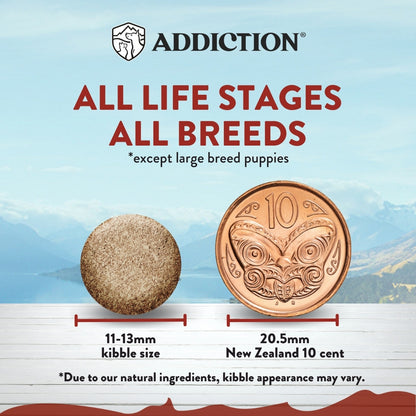 Addiction Viva La Venison, Sensitive Care, Novel Protein Dry Dog Food