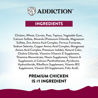 Addiction MEGA Country Chicken Dinner with Carrots & Peas Meaty Loaf Wet Dog Food 700g
