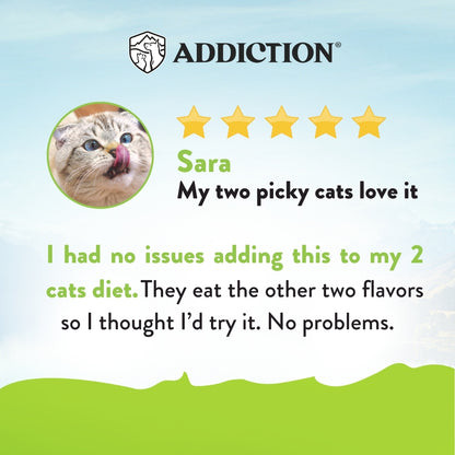 Addiction Viva La Venison Cat, Complete & Balanced, Novel Protein Dry Cat Food