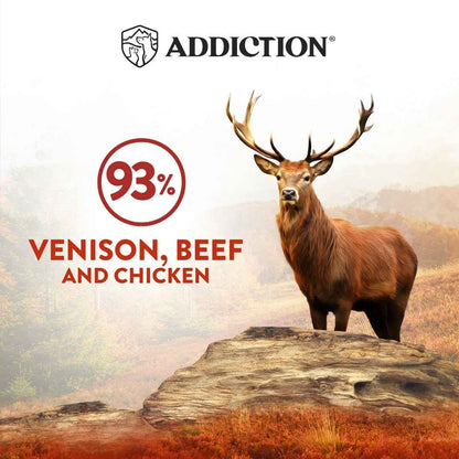 Addiction Wild Islands Forest Meat Venison & Beef Grain-Free Canned Cat Food 185g