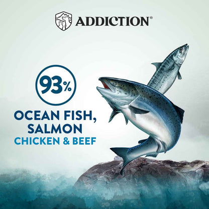 Addiction Wild Islands Pacific Catch Ocean Fish & Salmon Grain-Free Canned Cat Food 185g