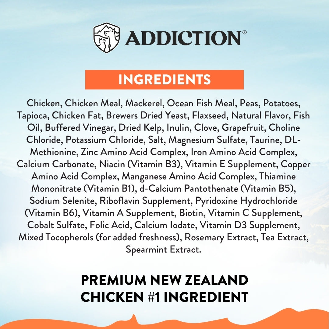 Addiction Chicken Supreme Kitten ingredients