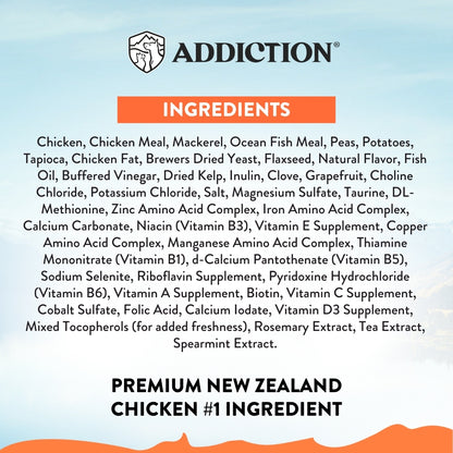 Addiction Chicken Supreme Kitten ingredients