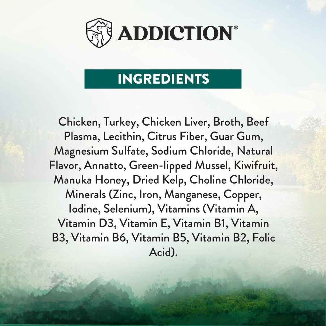 Addiction Wild Islands Island Birds Chicken & Turkey Canned Cat Food 185g