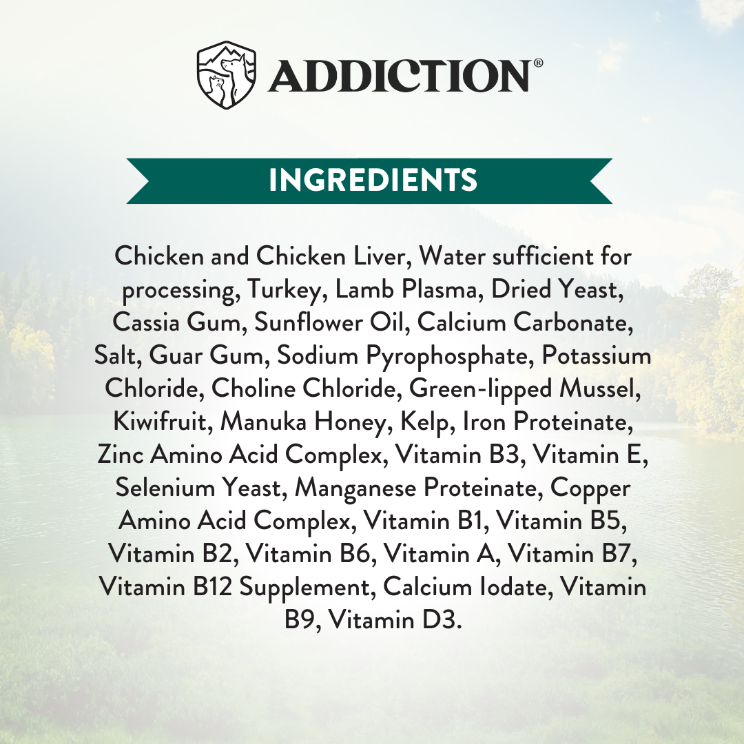 Addiction Wild Islands Island Chicken & Turkey Grain-Free Canned Dog Food 185g