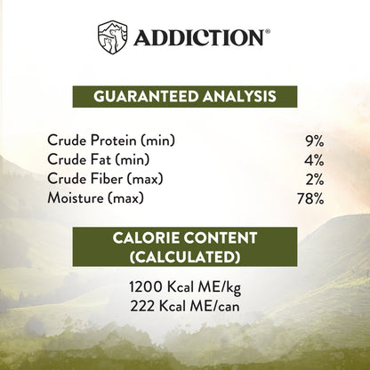 Addiction Wild Islands Highland Meats Lamb & Beef Grain-Free Canned Cat Food 185g