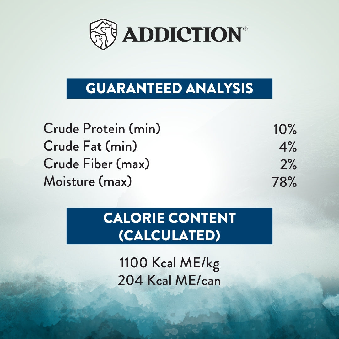 Addiction Wild Islands Pacific Catch Ocean Fish & Salmon Grain-Free Canned Cat Food 185g