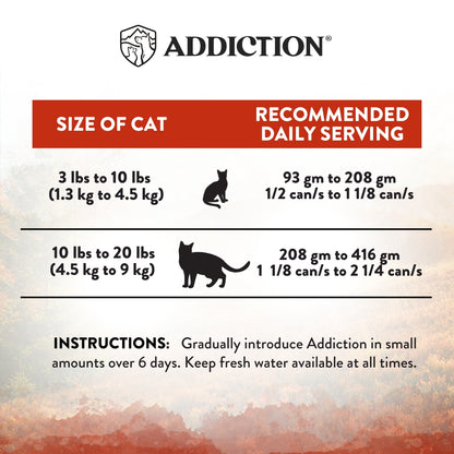 Addiction Wild Islands Forest Meat Venison & Beef Grain-Free Canned Cat Food 185g