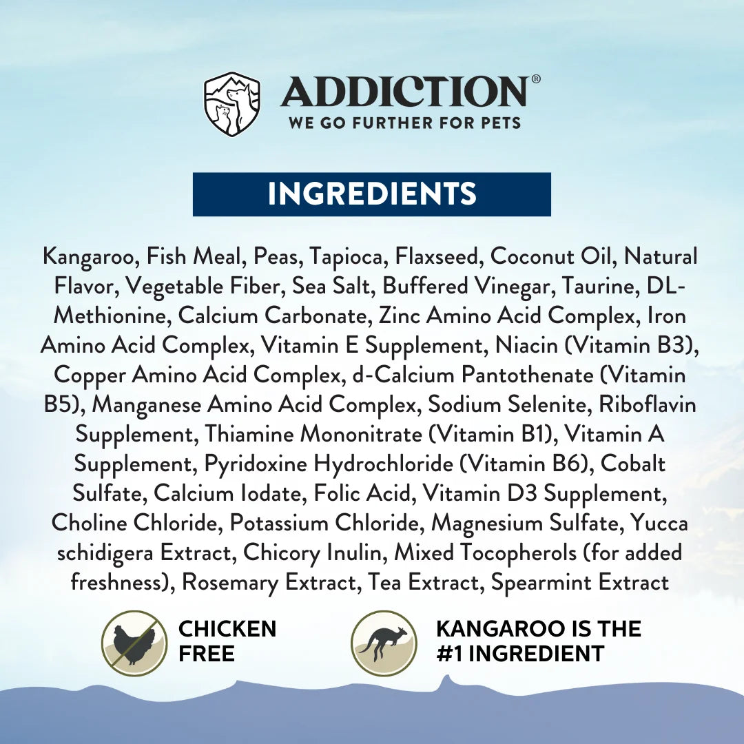 Addiction Wild Kangaroo Feast daily feeding guide