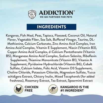Addiction Wild Kangaroo Feast daily feeding guide
