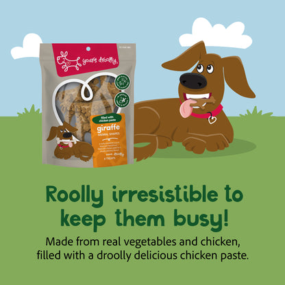 Yours Droolly Chicken Paste Filled Giraffe Shapes 6 Pack
