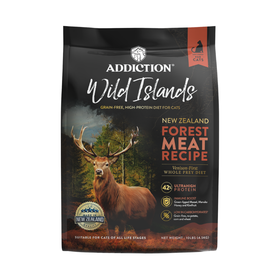 Addiction Wild Islands Forest Meat dry cat food 4.5kg bag