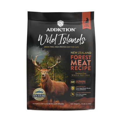 Addiction Wild Islands Forest Meat dry cat food 4.5kg bag