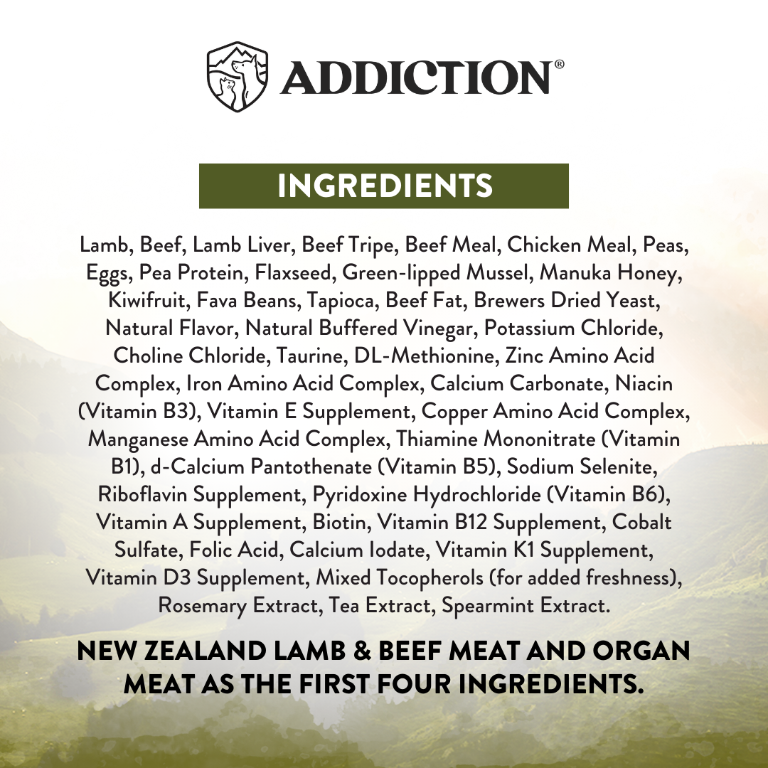 Addiction Wild Islands Highland Meats Lamb & Beef High Protein Dry Cat Food
