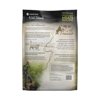 Addiction Wild Islands Highland Meats Lamb & Beef High Protein Dry Cat Food