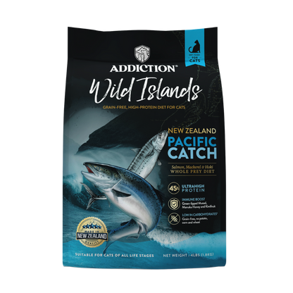 Addiction Wild Islands Pacific Catch dry cat food 1.8kg bag