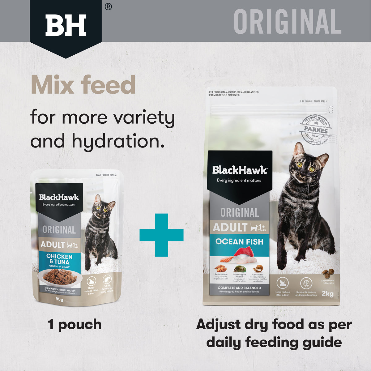 Black Hawk Original Cat Ocean Fish