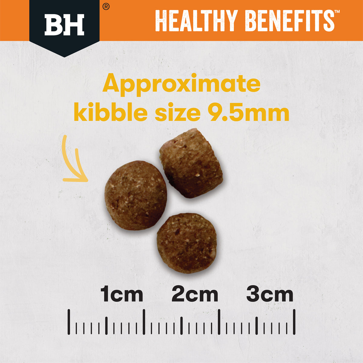 Weight Chicken approximate kibble size 9.5mm