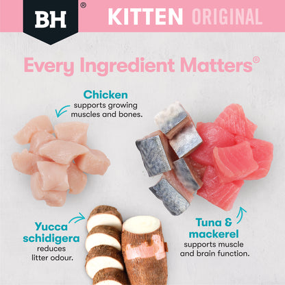 Black Hawk Original Kitten Food Chicken Ocean Fish in Gravy 85g