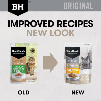 Black Hawk improved recipes, new look pouch