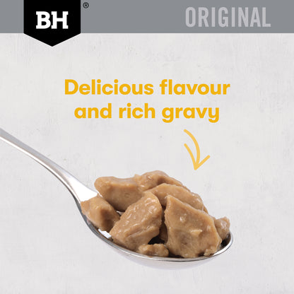 Chicken chunks in rich gravy