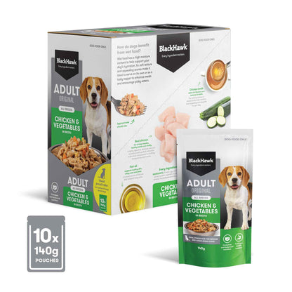 Black Hawk Adult Original Chicken & Vegetables in Broth 140g