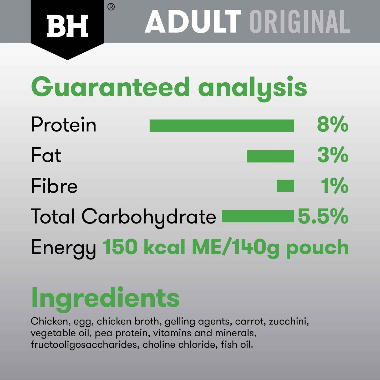 Black Hawk Adult Original Chicken & Vegetables in Broth 140g