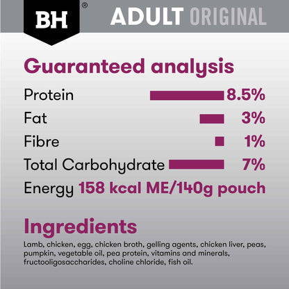 Black Hawk Original Adult Lamb & Vegetables in Broth 140g