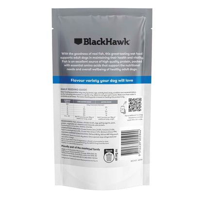 Black Hawk Original Adult Fish & Vegetables in Broth 140g