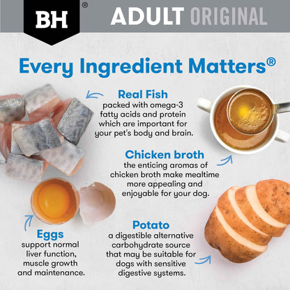 Black Hawk Original Adult Fish & Vegetables in Broth 140g