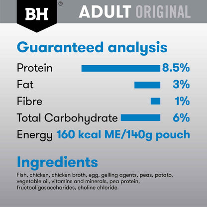 Black Hawk Original Adult Fish & Vegetables in Broth 140g