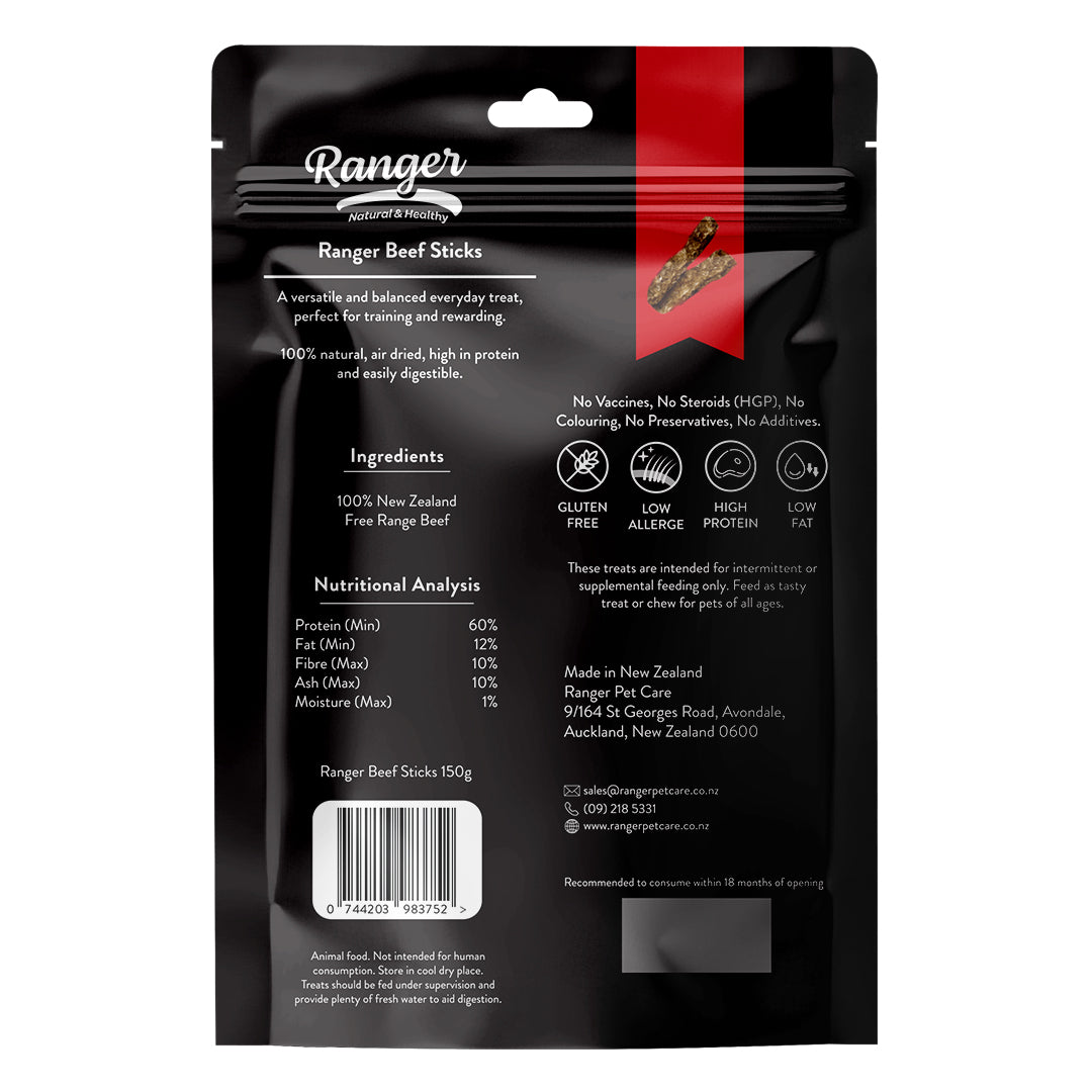 Ranger Beef Sticks 150g