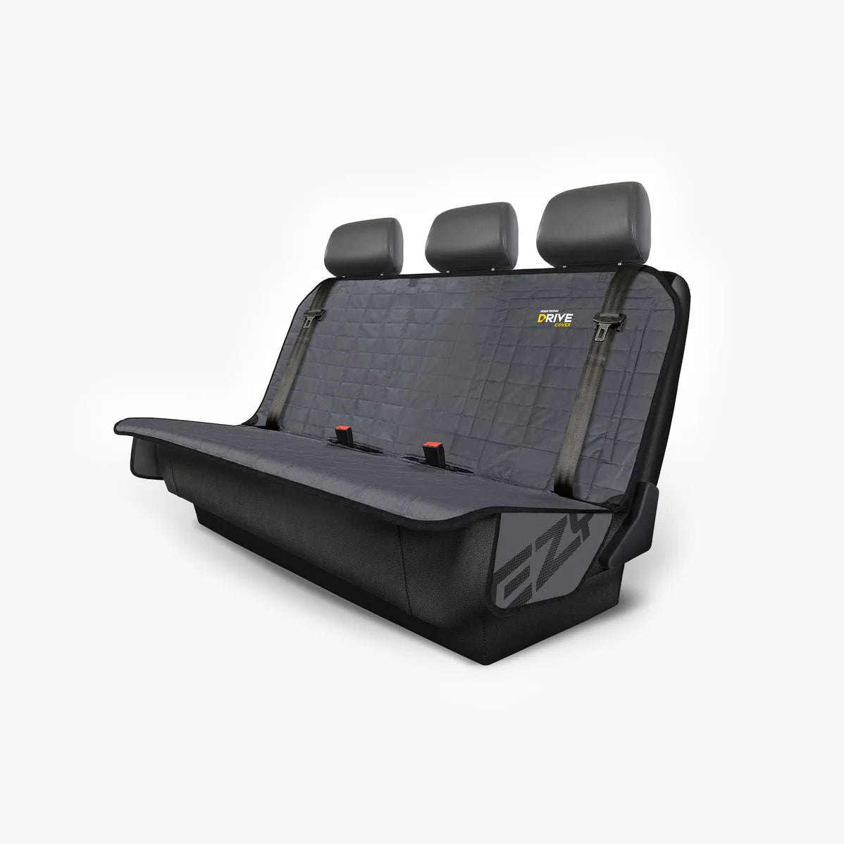EzyDog DRIVE Car Seat Cover fitted across a rear bench seat