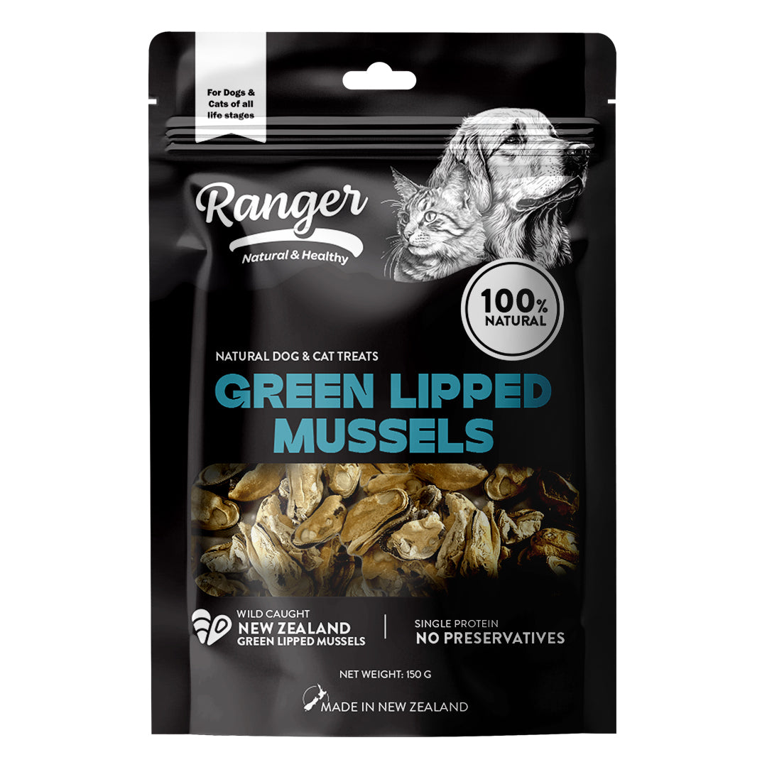 Ranger Green Lipped Mussels 150g