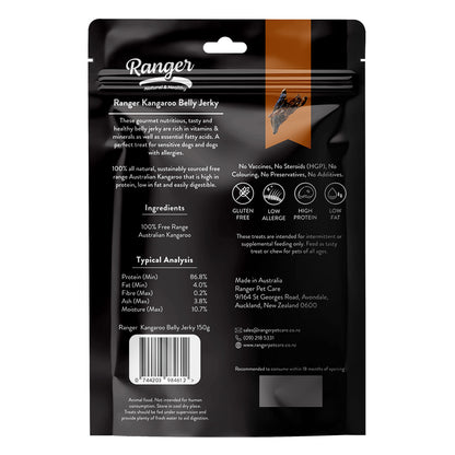 Ranger Kangaroo Belly Jerky 150g