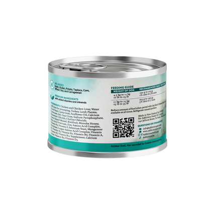 Addiction Wild Islands Island Chicken & Turkey Grain-Free Canned Dog Food 185g