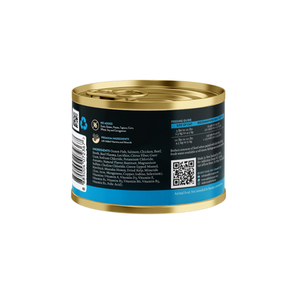 Addiction Wild Islands Pacific Catch Ocean Fish & Salmon Grain-Free Canned Cat Food 185g