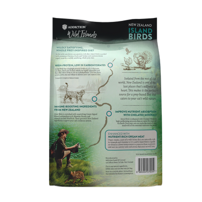 Addiction Wild Islands Island Birds Chicken, Duck & Turkey High Protein Dry Cat Food